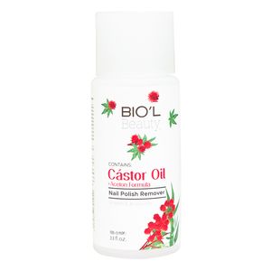 محلول لاک پاک کن بیول مدل castor oil حجم 100 میلی لیتر