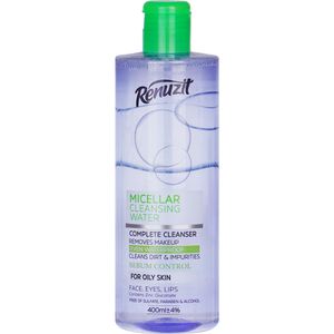 محلول پاک کننده آرایش رینوزیت مدل sebum control حجم 400 میلی لیتر