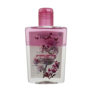محلول پاک کننده آرایش صورت دو فاز بیول مدل flower حجم 150 میلی لیتر