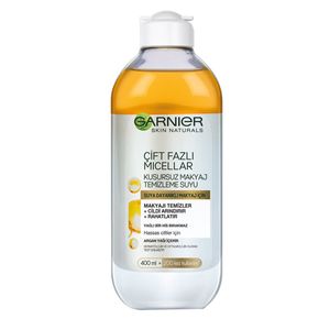 محلول پاک کننده آرایش صورت گارنیه مدل argan حجم 400 میلی لیتر