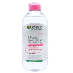 محلول پاک کننده آرایش صورت گارنیه مدل skin naturals حجم 400 میلی لیتر