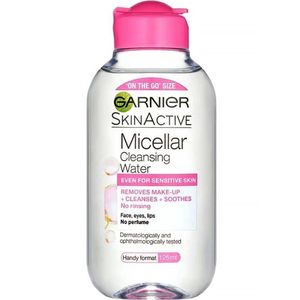 محلول پاک کننده صورت گارنیه مدل skin active حجم 125 میلی لیتر
