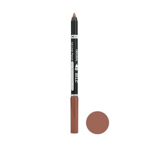 مداد لب بل مدل super waterproof long lasting شماره 102