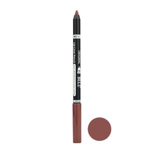 مداد لب بل مدل super waterproof long lasting شماره 104