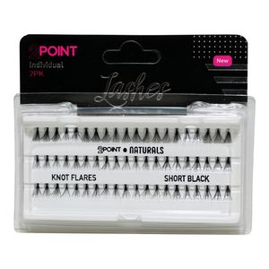 مژه مصنوعی 2پوینت مدل 2pk short بسته 60 عددی