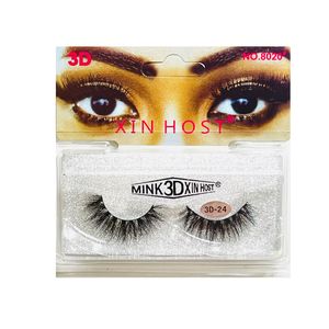 مژه مصنوعی ژین هاست مدل mink 3d 24 مجموعه 40 عددی