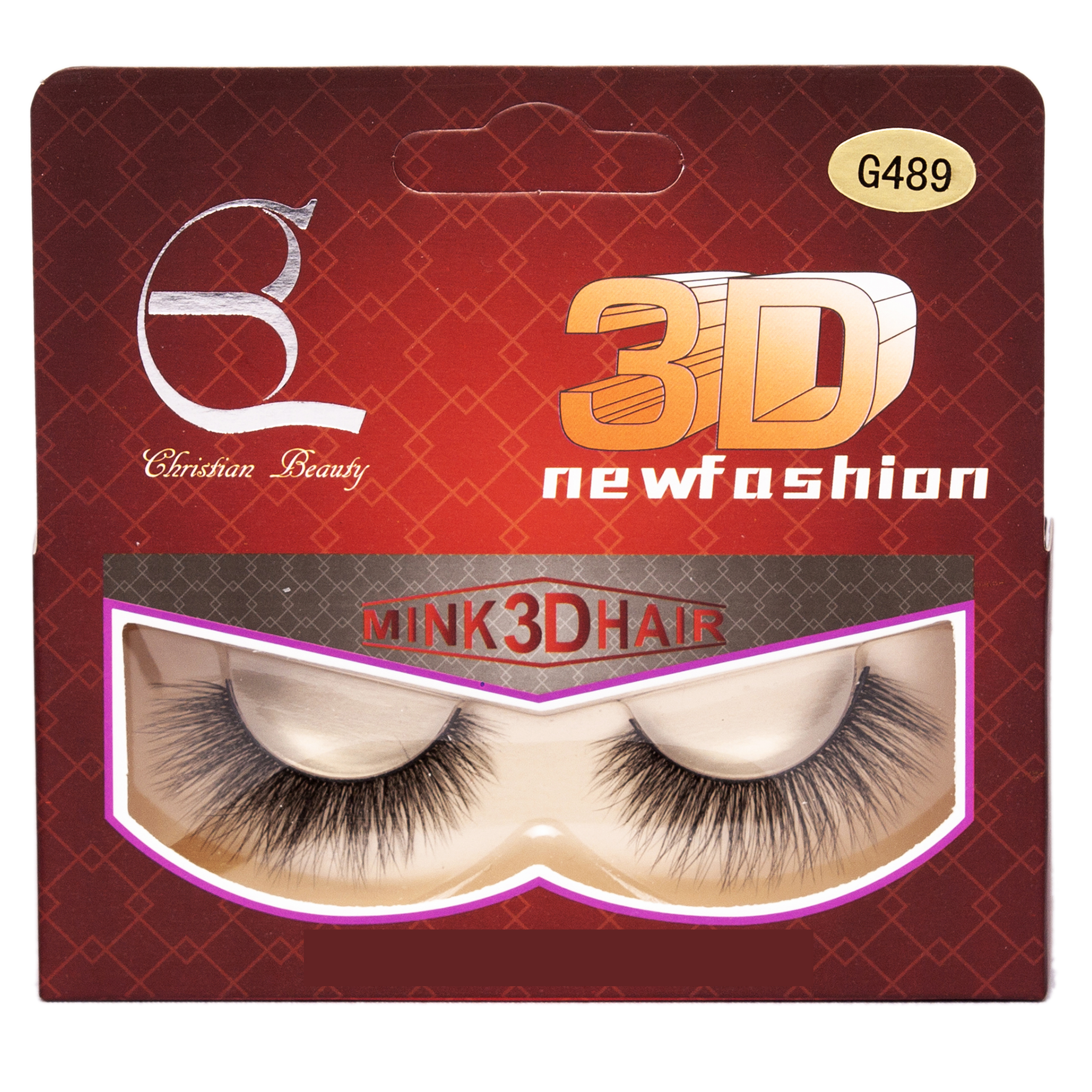 مژه مصنوعی کریستین بیوتی مدل g489