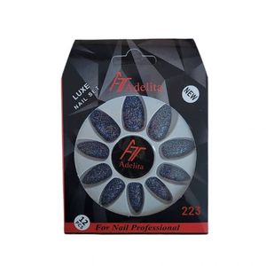 ناخن مصنوعی آدلیتا sh t 223 بسته 12 عددی
