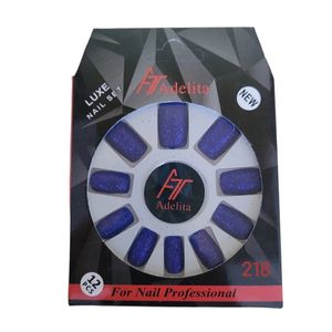 ناخن مصنوعی آدلیتا مدل g 218 بسته 12 عددی