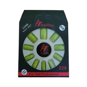 ناخن مصنوعی آدلیتا مدل g 229 بسته 12 عددی