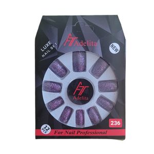 ناخن مصنوعی آدلیتا مدل g 236 بسته 12 عددی