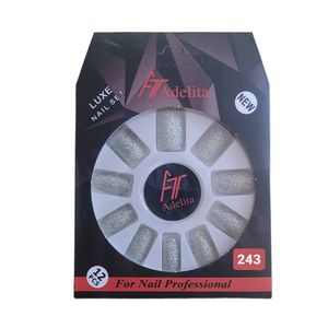 ناخن مصنوعی آدلیتا مدل g 243 بسته 12 عددی