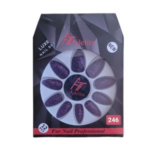 ناخن مصنوعی آدلیتا مدل t 246 بسته 12 عددی