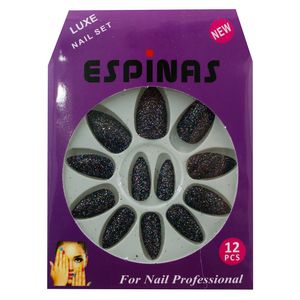 ناخن مصنوعی اسپیناس مدل nt1219 بسته 12 عددی