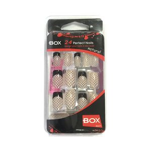 ناخن مصنوعی باکس مدل xo 25 بسته 24 عددی