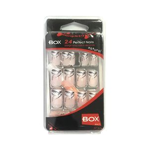 ناخن مصنوعی باکس مدل xo 27 بسته 24 عددی