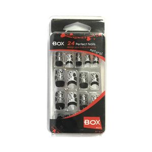 ناخن مصنوعی باکس مدل xo 35 بسته 24 عددی