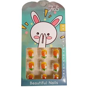 ناخن مصنوعی بچگانه تالکی کد 5p بسته 12 عددی