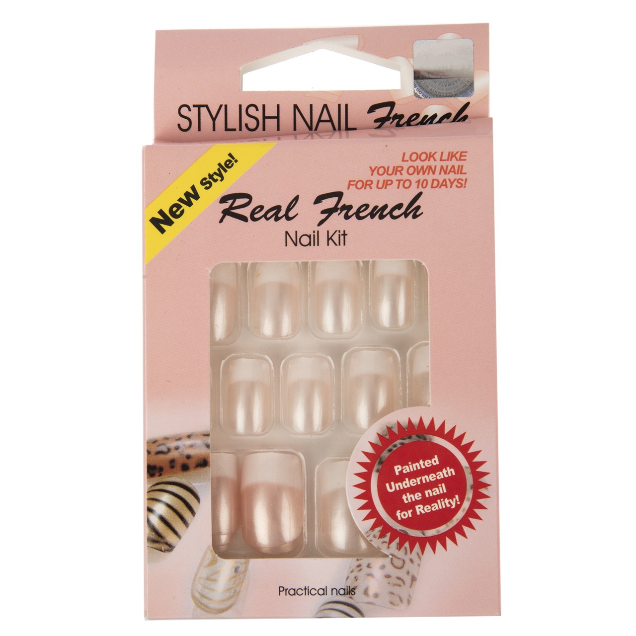 ناخن مصنوعی تریتون سری real french مدل ndn 1518 5508