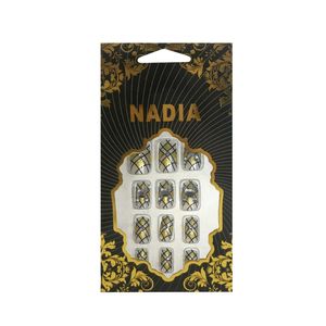 ناخن مصنوعی نادیا مدل n011 بسته 12 عددی
