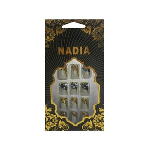 ناخن مصنوعی نادیا مدل n013 بسته 12 عددی
