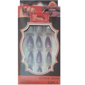 ناخن مصنوعی ورژن مدل h575 بسته 12 عددی
