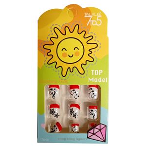 ناخن مصنوعی کودک تالکی کد 02 بسته 12 عددی