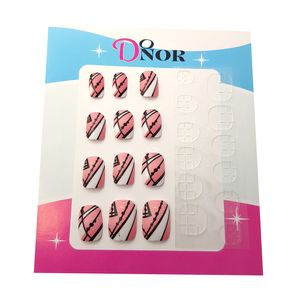 ناخن مصنوعی کودک دنور مدل kid7 مجموعه 12 عددی