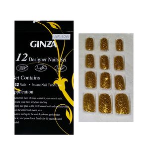 ناخن مصنوعی گینزا مدل 426 بسته 12 عددی