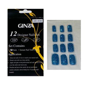 ناخن مصنوعی گینزا مدل 430 بسته 12 عددی