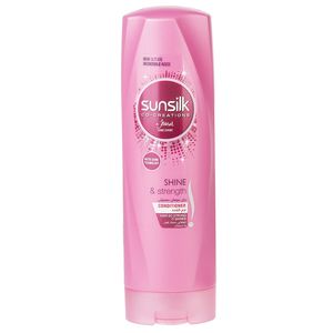 نرم کننده سان سیلک مدل glowing shine and strength حجم 350 میلی لیتر