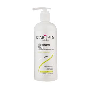 نرم کننده مو استار لیدی مدل moisture rich حجم 400 میلی لیتر