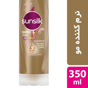 نرم کننده مو سان سیلک مدل hairfall solution حجم 350 میلی لیتر