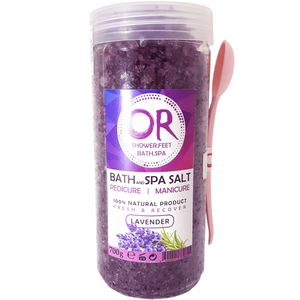 نمک حمام اور مدل lavender وزن 800 گرم