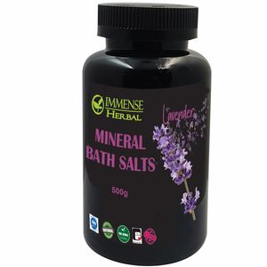 نمک حمام ایمنس هربال مدل sentiment lavender وزن 500 گرم