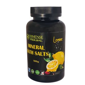 نمک حمام ایمنس هربال مدل sentiment لیمو وزن 500 گرم
