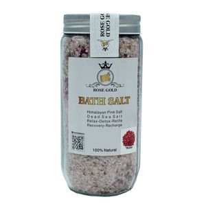 نمک حمام رز گلد مدل rose وزن 650 گرم