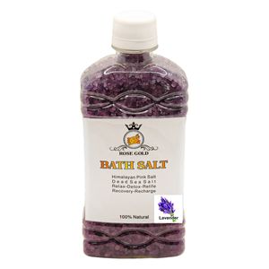 نمک حمام رزگلد مدل lavender وزن 500 گرم