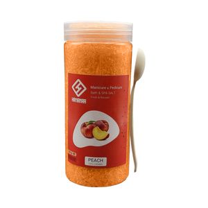 نمک حمام هامانا مدل peach وزن 950 گرم