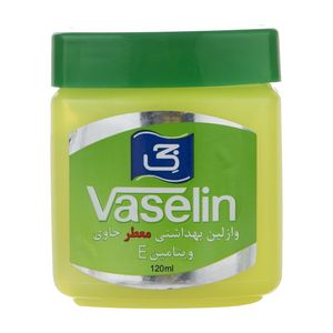 وازلین بهداشتی ویتامین e جی مدل معطر حجم 120 میلی لیتر