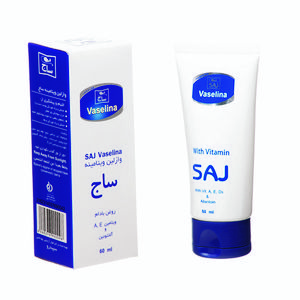 وازلین ساج مدل روغن بادام حجم 60 میلی لیتر