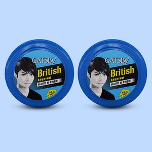 واکس مو گتسبی مدل british حجم 75 میلی لیتر مجموعه 2 عددی