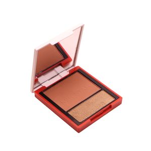 پالت رژ گونه و هایلایتر میستار مدل silky effect شماره 05