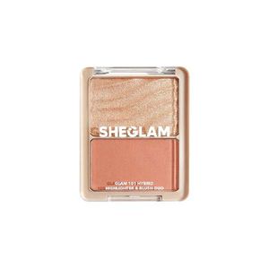 پالت هایلایتر و رژگونه شیگلم مدل glam hybrid شماره 101