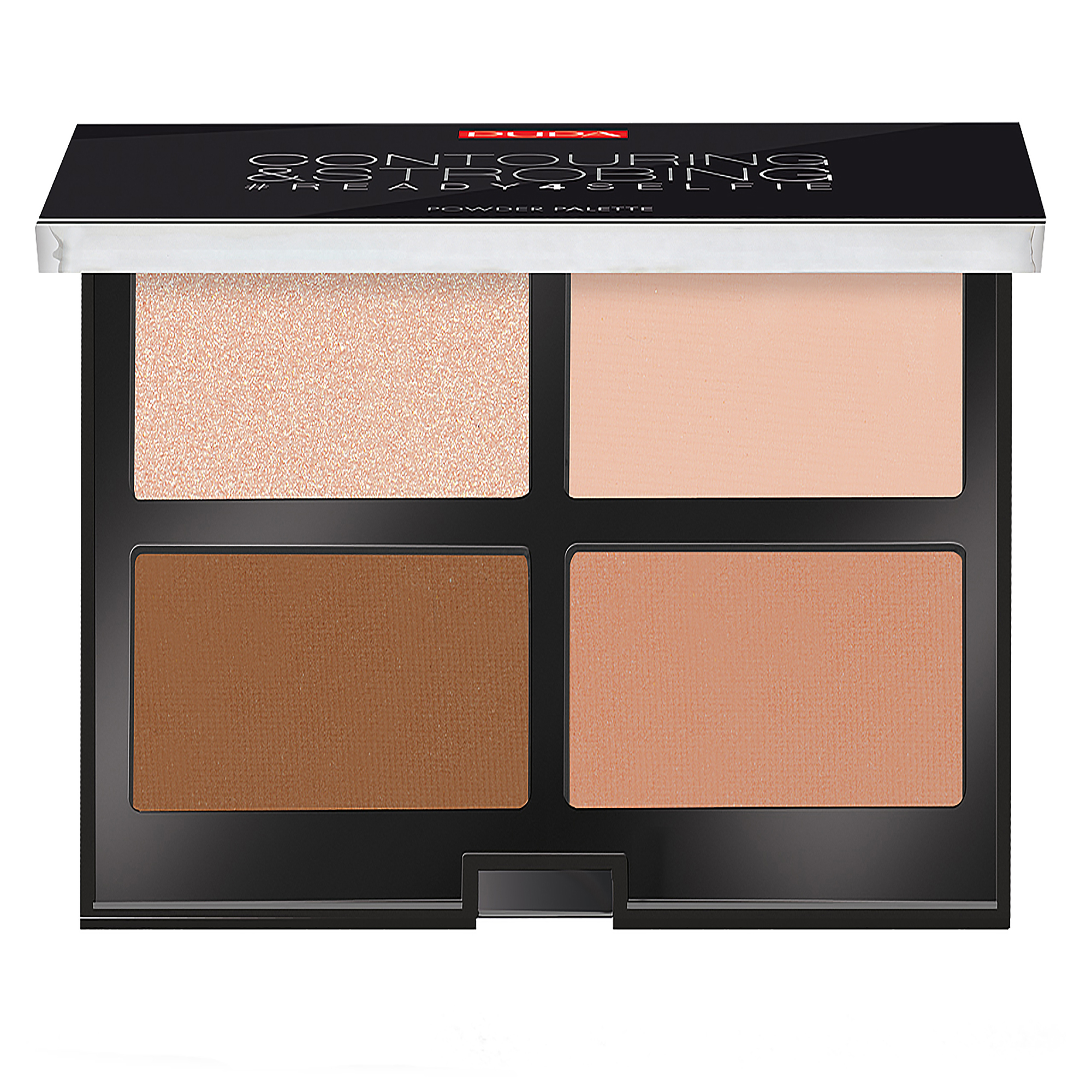 پالت کانتورینگ پوپا سری strobing palette مدل medium skin شماره 02