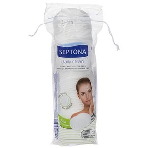 پد آرایشی دو طرفه سپتونا مدل daily clean بسته 70 عددی