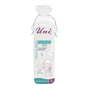 پد آرایشی یونی لد مدل pure cotton بسته 80 عددی