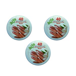 پد لاک پاک کن حیفا مدل 28 pcs مجموعه 3 عددی