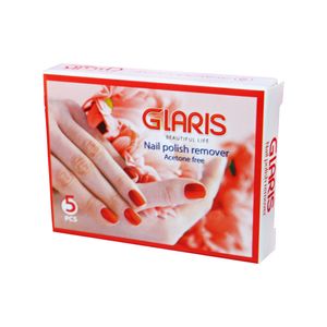 پد لاک پاک کن گلاریس مدل گل بسته 5 عددی