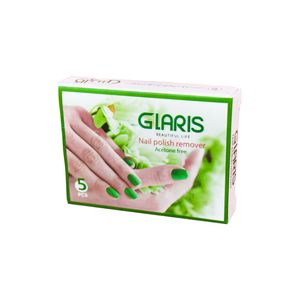 پد لاک پاک کن گلاریس مدل گیاهان معطر بسته 5 عددی